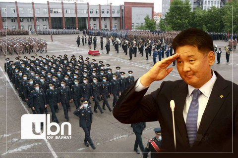 Ерөнхийлөгчийн тангараг өргөх ёслолын парадад алхах цэргүүд бэлтгэлдээ гарчээ