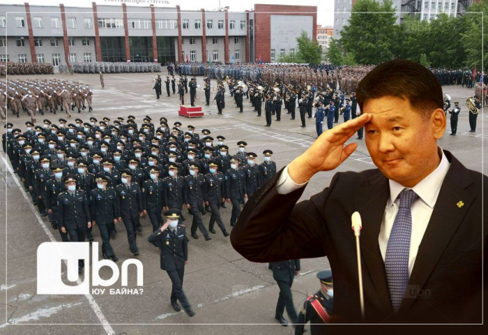 Ерөнхийлөгчийн тангараг өргөх ёслолын парадад алхах цэргүүд бэлтгэлдээ гарчээ