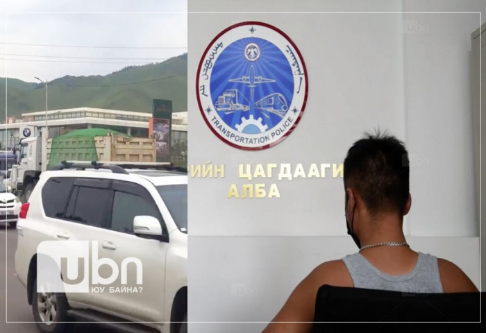 Зүлэг дээгүүр явсан автомашины жолооч: Байгаа газраа хэдэн цаг түгжирсэн ч зогсох ёстой юм байна