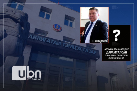 Ш.Нямдоржийн гэрээс их хэмжээний ам.доллар хурааж, улстөрчдөөс хэрэг шийдвэрлэх үүрэг авсан байж болзошгүй гэх үндэслэлээр шалгаж эхэлжээ