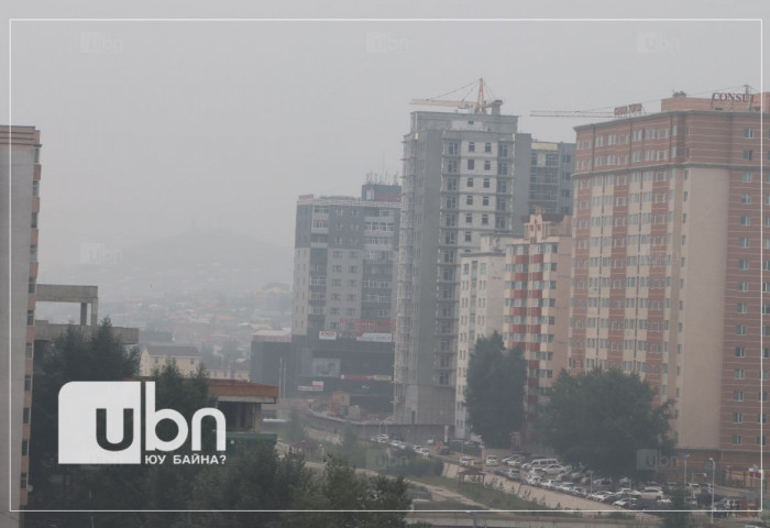 Улаанбаатарыг бүрхсэн Сибирийн түймрийн утаа үдээс хойш нэмэгдэхээр байна