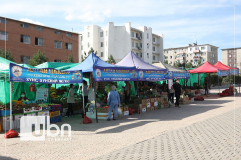 Хүнсний ногооны үзэсгэлэн худалдаа зохион байгуулж буй 25 БАЙРШИЛ