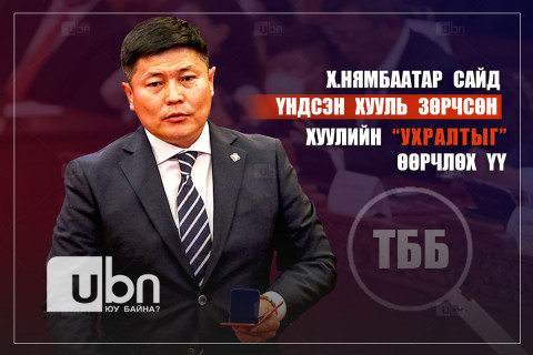 Х.Нямбаатар сайд хуулийн ухралтыг өөрчлөх үү
