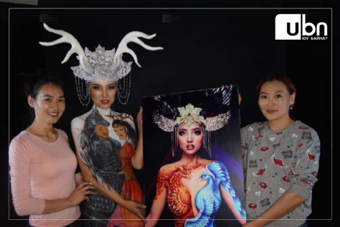 Монгол Улсаас “Гоо сайхны олимп”-ын “Body painting”-ийн төрлийн дэлхийн аварга төрлөө