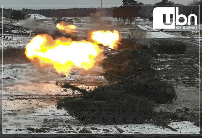 Орос, Беларус Улсын армийнхан Украины ойролцоо томоохон цэргийн сургуулилт хийж байна