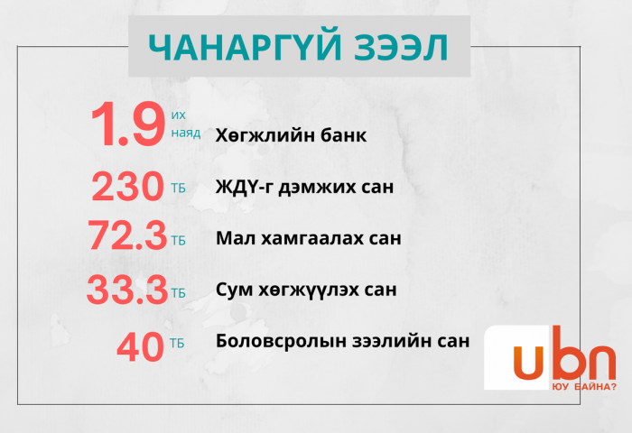 Хөгжлийн банк бусад сангуудын чанаргүй зээл 2.3 их наяд хүрчээ