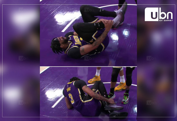 NBA: Энтони Дэвис баруун шагайны бэртэл аван тоглолтыг чөлөөллөө