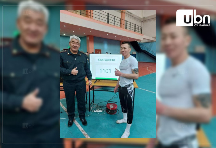 Зэвсэг хүчний ахлагч С.Батцэнгэл 1101 сонс эргэж, Гиннесийн амжилт эвджээ