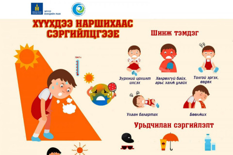 Хүүхдээ наршихаас сэргийлцгээе