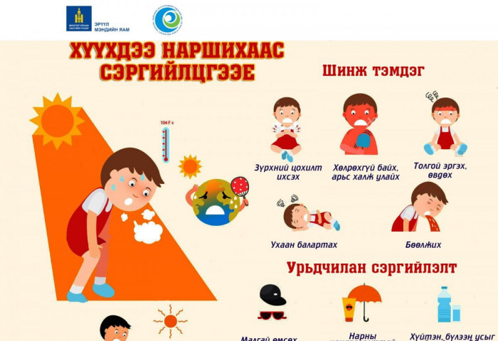 Хүүхдээ наршихаас сэргийлцгээе