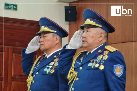 ОБЕГ-ын тэргүүн дэд дарга, хурандаа Ж.Чүлтэмсүрэн, дэд дарга, хурандаа Л.Болдбаатар нарт БРИГАДЫН ГЕНЕРАЛ цол хүртээлээ