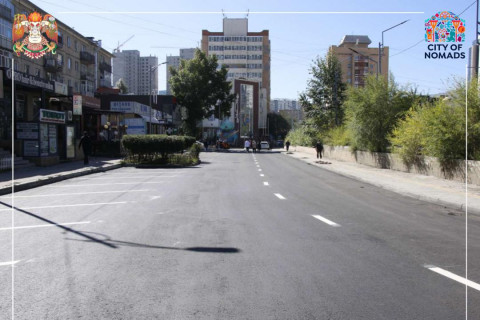 Циркийн хойд уулзвараас Нарны зам хүртэлх замыг засаж дууслаа