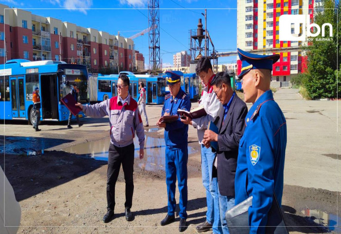 Нийтийн тээврийн үйлчилгээний  аж ахуйн нэгж, байгууллагуудад хяналт шалгалт хийж байна