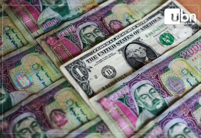 Ам.долларын ханш 3366-3450 төгрөг байна