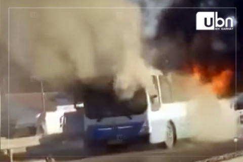 Нисэх Сонсголон чиглэлийн нийтийн тээврийн автобус ШАТЖЭЭ