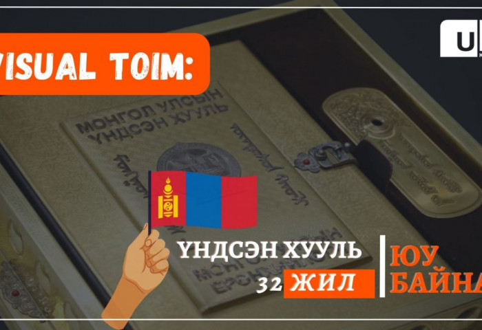 VISUAL TOIM: 32 жил ҮҮРГЭЭ ГҮЙЦЭТГЭЖ буй Үндсэн хууль