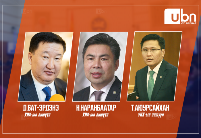 МАН-ЫН БҮЛЭГ: Т.Аюурсайхан, Д.Бат-Эрдэнэ, Н.Наранбаатар нарыг бүрэн эрхээс нь түдгэлзүүлэх нь зүйтэй гэж үзлээ