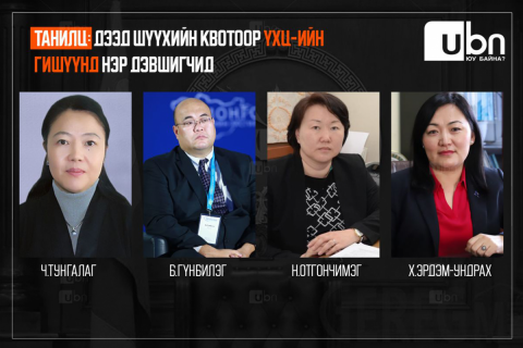 Дээд шүүхийн квотоор ҮХЦ-ийн гишүүнд нэрээ дэвшүүлэхээр 4 хүн хүсэлтээ өгчээ