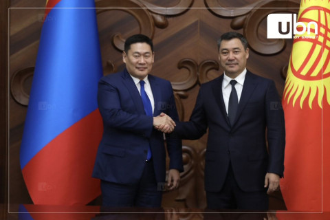 Ерөнхий сайд Л.Оюун-Эрдэнэ Бүгд найрамдах Киргиз Улсын Ерөнхийлөгч С.Жапаровт бараалхав