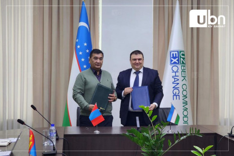 “Хөдөө аж ахуйн бирж” ХХК Бүгд Найрамдах Узбекистан Улсын “UZEX” биржтэй хамтран ажиллах санамж бичигт гарын үсэг зурлаа