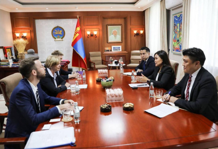 Бүгд Найрамдах Финланд Улсаас Монгол Улсад суугаа Онц бөгөөд Бүрэн эрхт Элчин сайд Лина-Кайса Микколаг Соёлын сайд Ч.Номин хүлээн авч уулзлаа