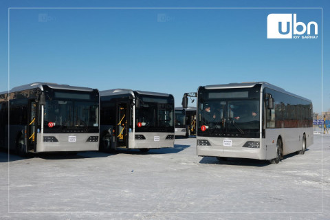 Шинээр авсан автобусыг өнөөдөр Төв талбай дээр олон нийтэд танилцуулна