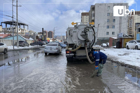 Зам талбайд тогтсон 92 тонн усыг соруулжээ