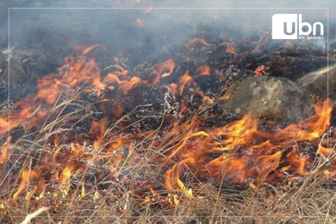 Өнөөдөр зуслангийн чиглэлд шар өвс шатсан 4 дуудлага бүртгэгджээ