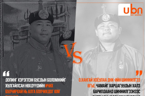 ДУЭЛЬ: О.Хангай VS М.Бадарч