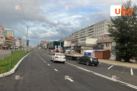 Ахуйн үйлчилгээний уулзвараас “Өргөө“ кино театрын уулзвар хүртэлх авто замын хөдөлгөөнийг нээлээ
