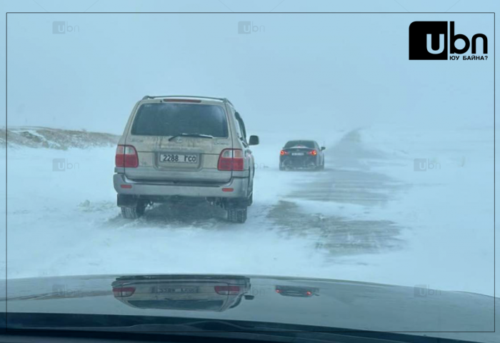 СЭРЭМЖЛҮҮЛЭГ: Говийн болон Зүүн аймгуудын нутгаар хүчтэй салхилж, шороон болон цасан шуурга шуурч байна