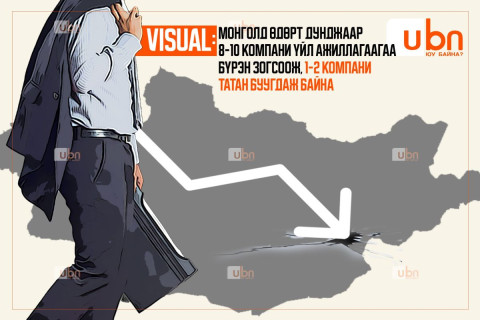 VISUAL TOIM: Монголд өдөрт дунджаар 8-10 компани үйл ажиллагаагаа бүрэн зогсоож, 1-2 компани ТАТАН БУУГДАЖ БАЙНА