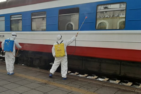 Төмөр замын 5650 ажлын байранд ариутгал хийжээ