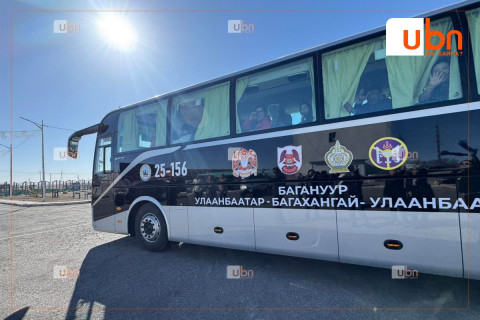 Багахангай-Улаанбаатар чиглэлд 45 хүний суудалтай автобус явж эхэллээ