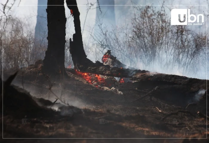Гурван аймгийн нутаг дэвсгэрт ой хээрийн түймэртэй байна