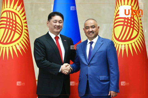 Ерөнхийлөгч У.Хүрэлсүх Киргизийн Парламентын даргыг хүлээн авч уулзлаа