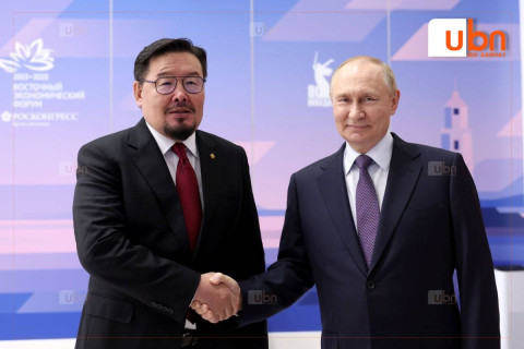 Ерөнхий сайд Г.Занданшатар ОХУ-ын Ерөнхийлөгч В.В.Путинд бараалхав